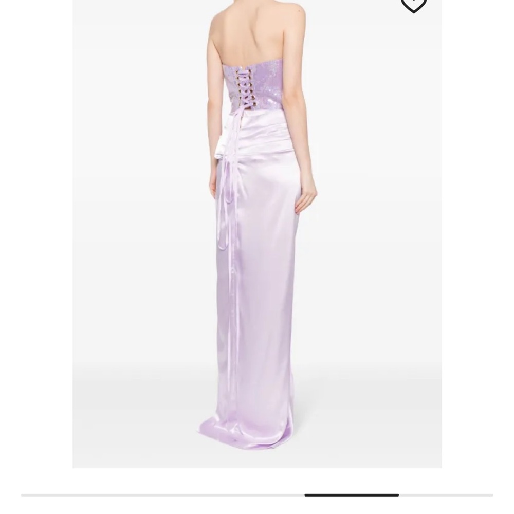 Bronx and Banco Lavender Sequin Wedding Dress - Picture 3 of 5